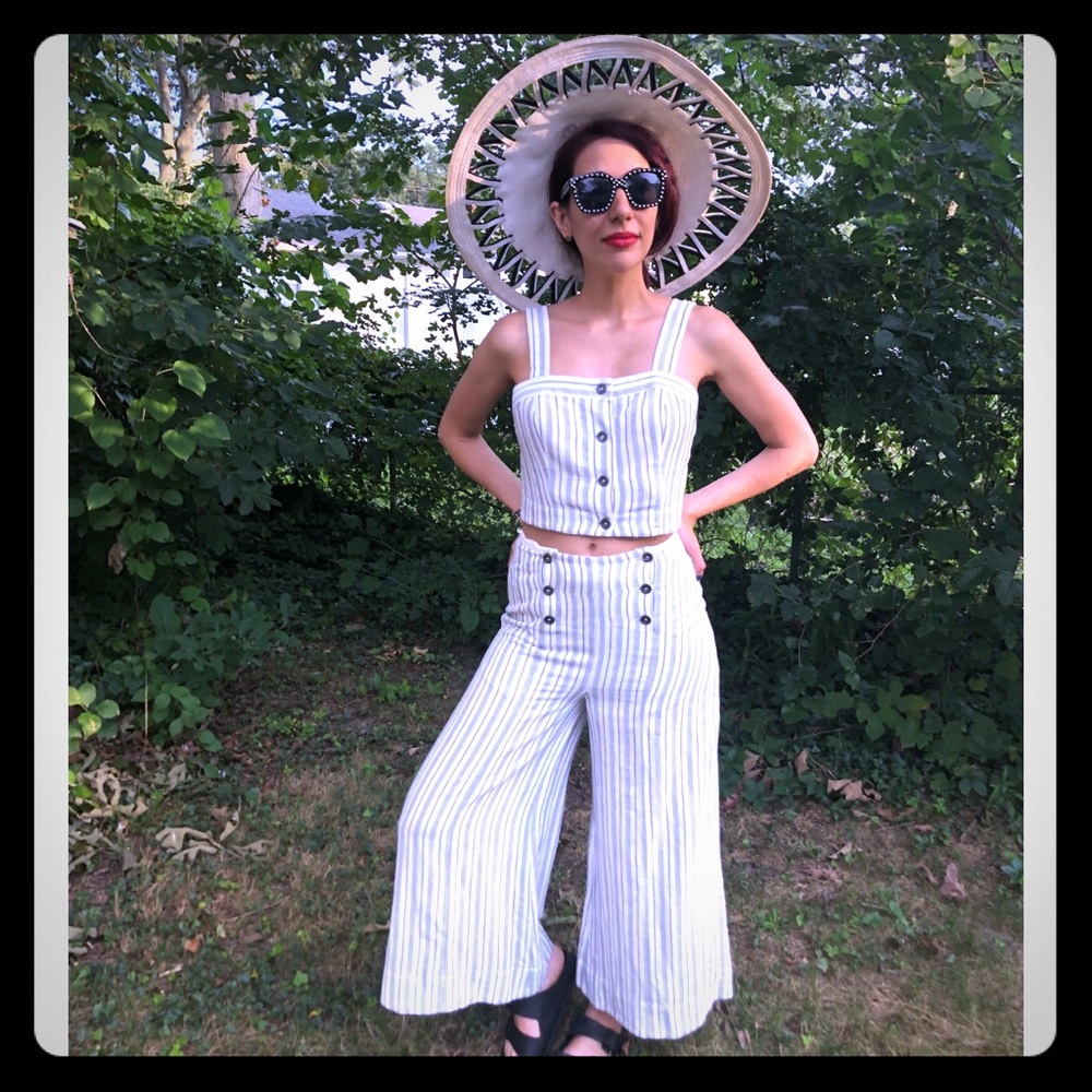 Free People Linen 2-Piece Set!